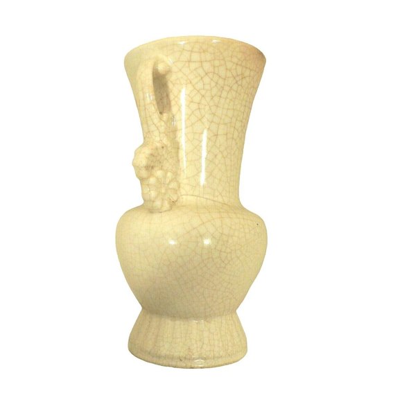 Royal Copley vase double handles Rose design Vintage - Picture 5 of 10